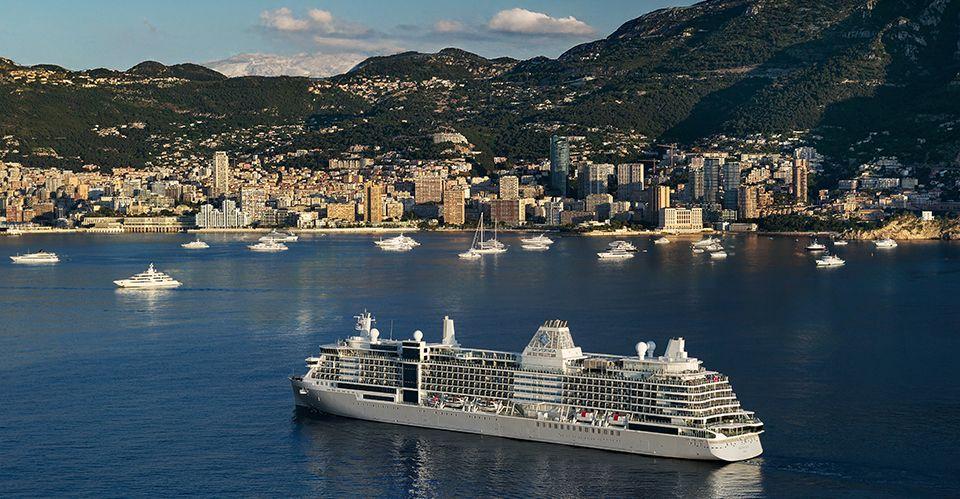 Silver Nova sailing along a Mediterranean coastline